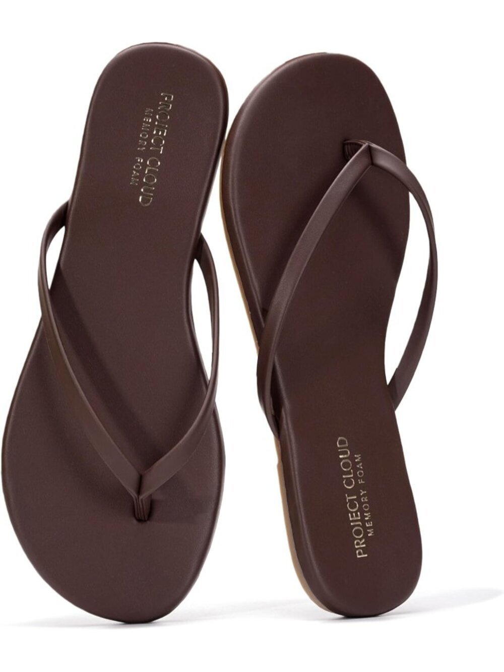 Women Chocolate Footwear Foam Insole Durable Non-slip Beach Essentials Flip Flop